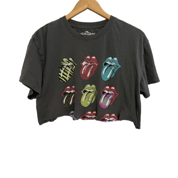 The Rolling Stones Cropped Tee Size XL - Picture 1 of 6